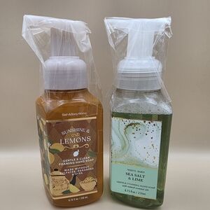New Bath & Body Works Hand Soap Duo - Citrus Orange & Fresh Green
